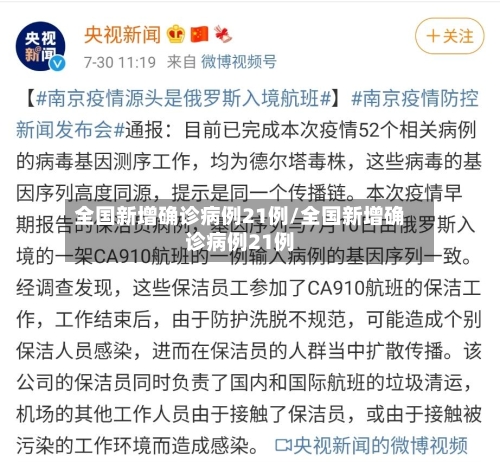 全国新增确诊病例21例/全国新增确诊病例21例-第3张图片