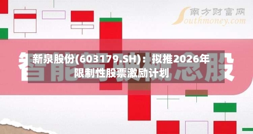 新泉股份(603179.SH):拟推2026年限制性股票激励计划-第2张图片