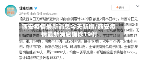 西安疫情最新消息今天新增/西安疫情最新消息确诊19例-第3张图片