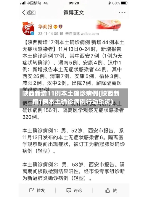 陕西新增11例本土确诊病例(陕西新增1例本土确诊病例行动轨迹)-第2张图片